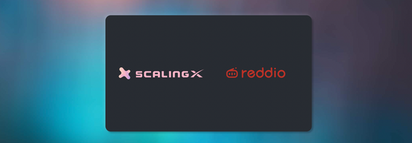 ScalingX Partners with Reddio to Incubate Web3 Startups